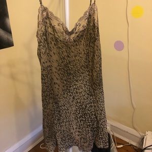 animal print Victoria’s Secret dress/lingerie/slip
